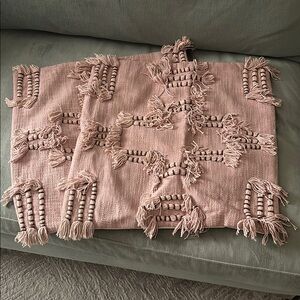 Distinctly Home Cotton Chic Fringe Cushion Covers {2}